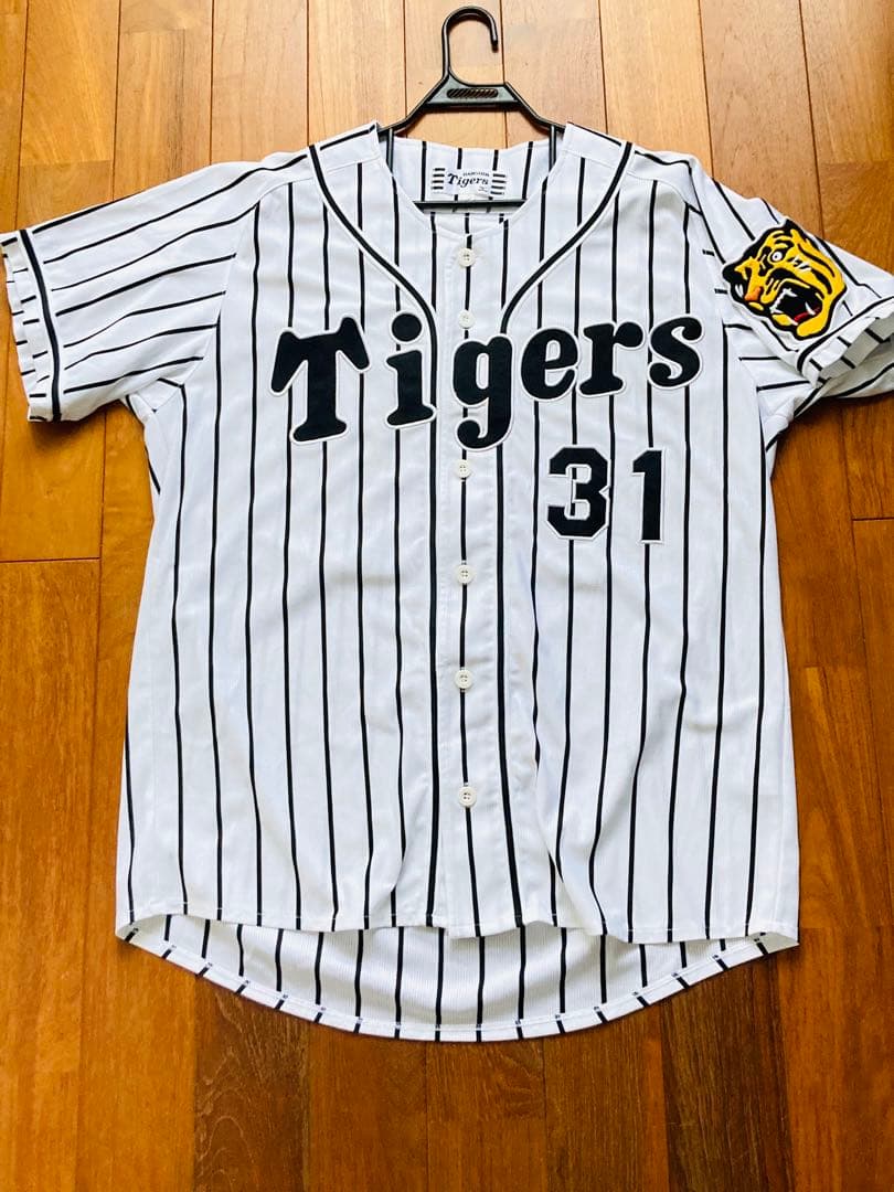 阪神タイガース 掛布　ユニフォーム メンズL 掛布雅之　刺繍　阪神公認　ミズノ
