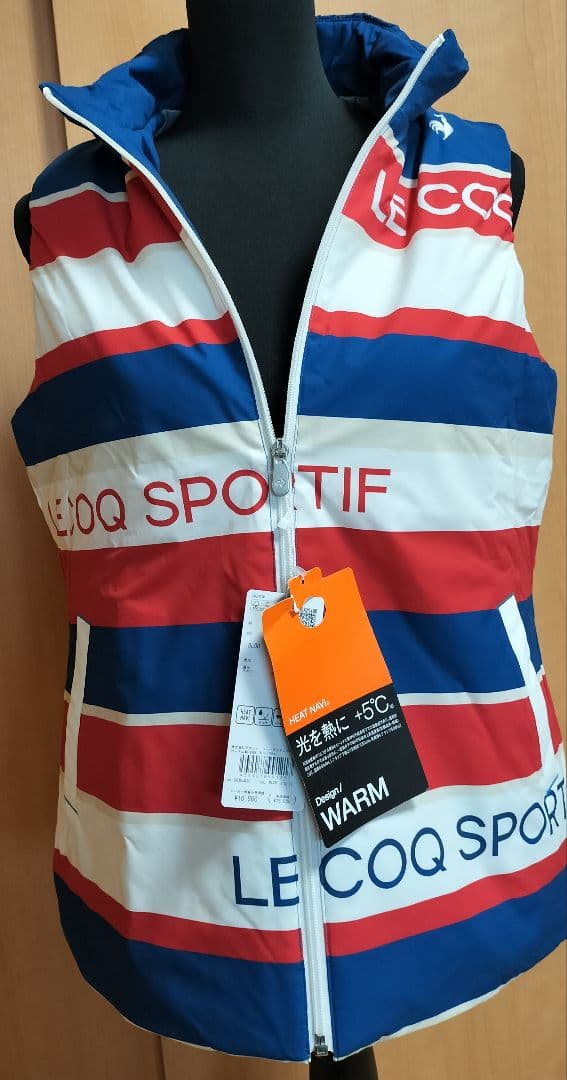 LE COQ SPORTIF ストライプ ベスト