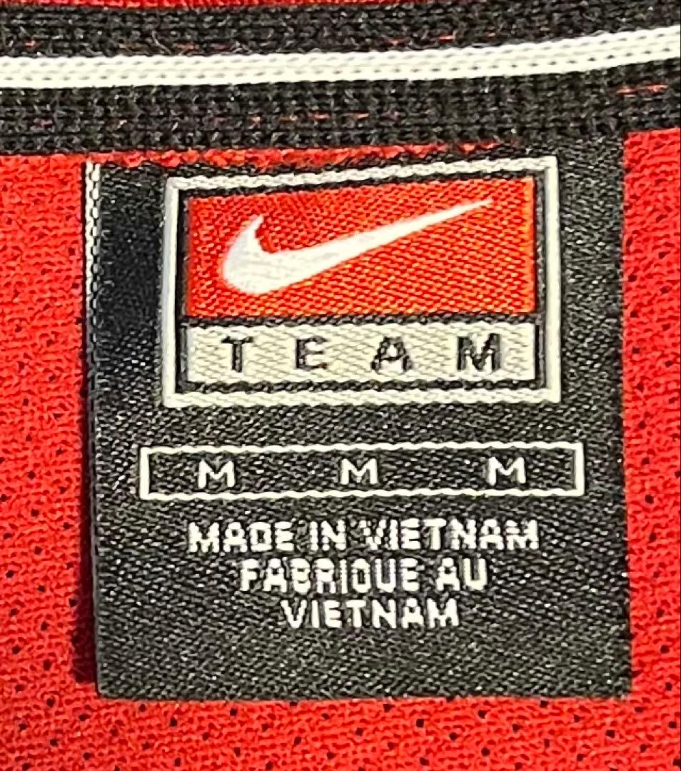 90s.00s NIKE ナイキ TEAM ナイロンピステ　 サイズ　M