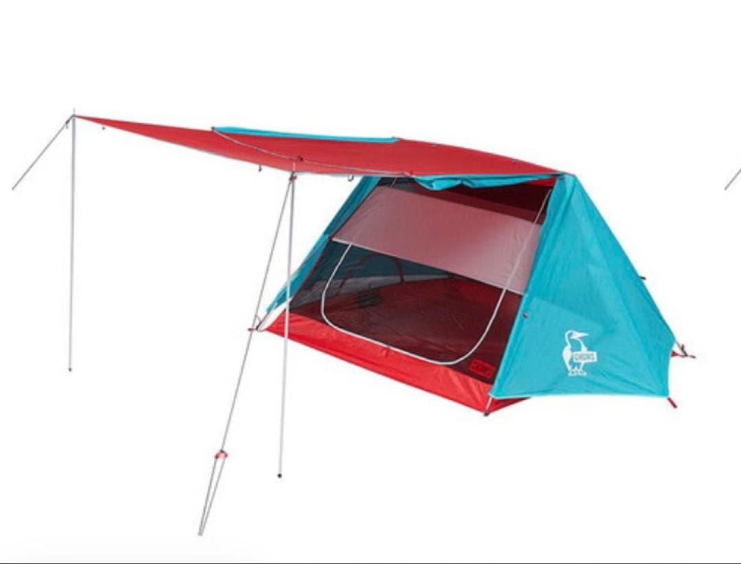 CHUMS A-FRAME TENT 3 青赤　レアなおまけ付き