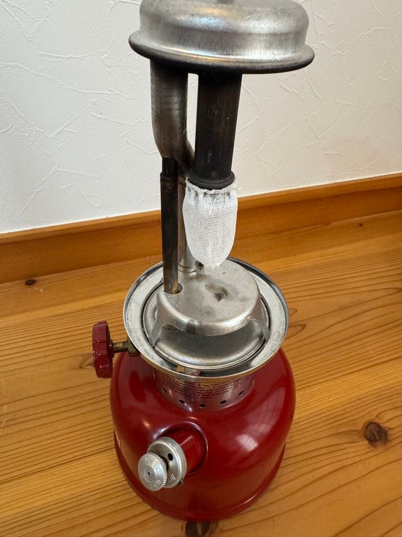 コールマン 200B743J クラシックランタン 赤 ケース付 動作未確認 美品