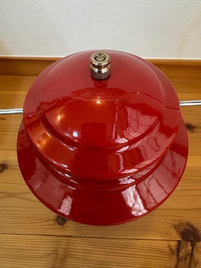 コールマン 200B743J クラシックランタン 赤 ケース付 動作未確認 美品