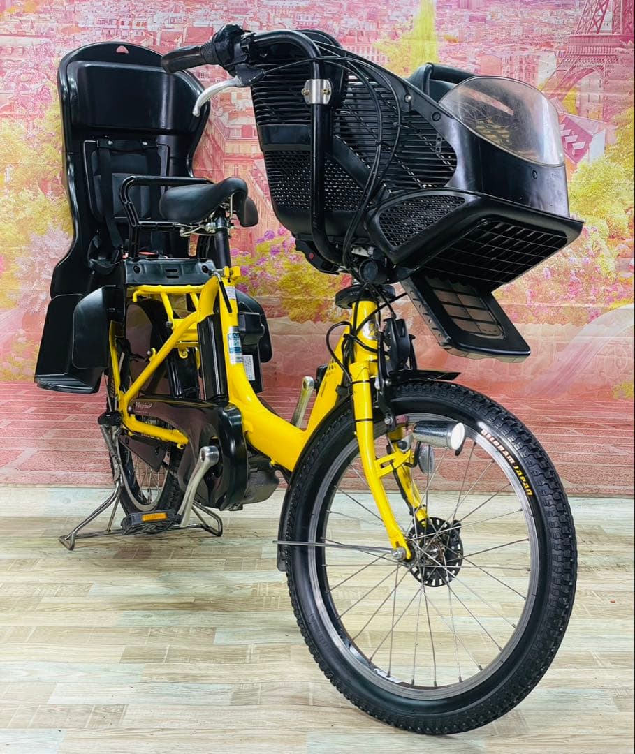 ZK3480 電動自転車 ブリヂストン アンジェリーノ 子供乗せ 20インチ