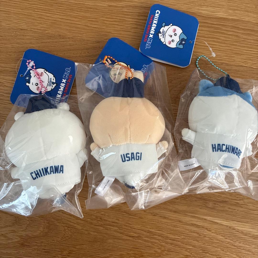 ちいかわ×MLB TOKYOマスコットドジャース ハチワレ うさぎ セット