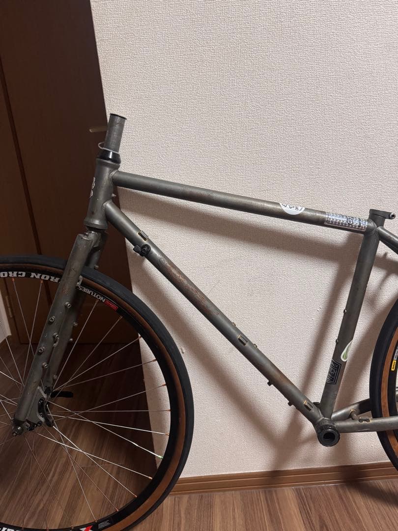 クロモリフレーム 700C ホイールセット