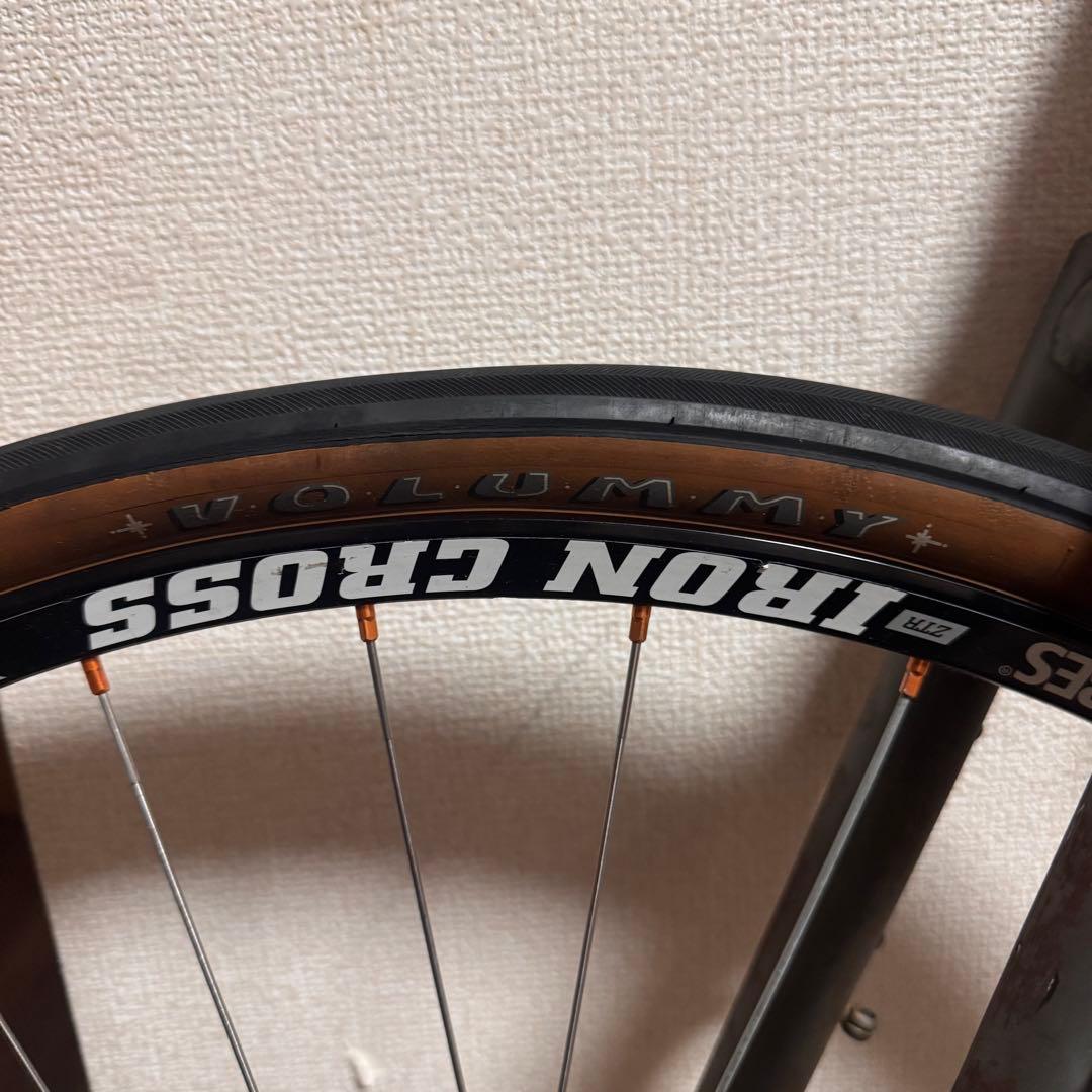 クロモリフレーム 700C ホイールセット
