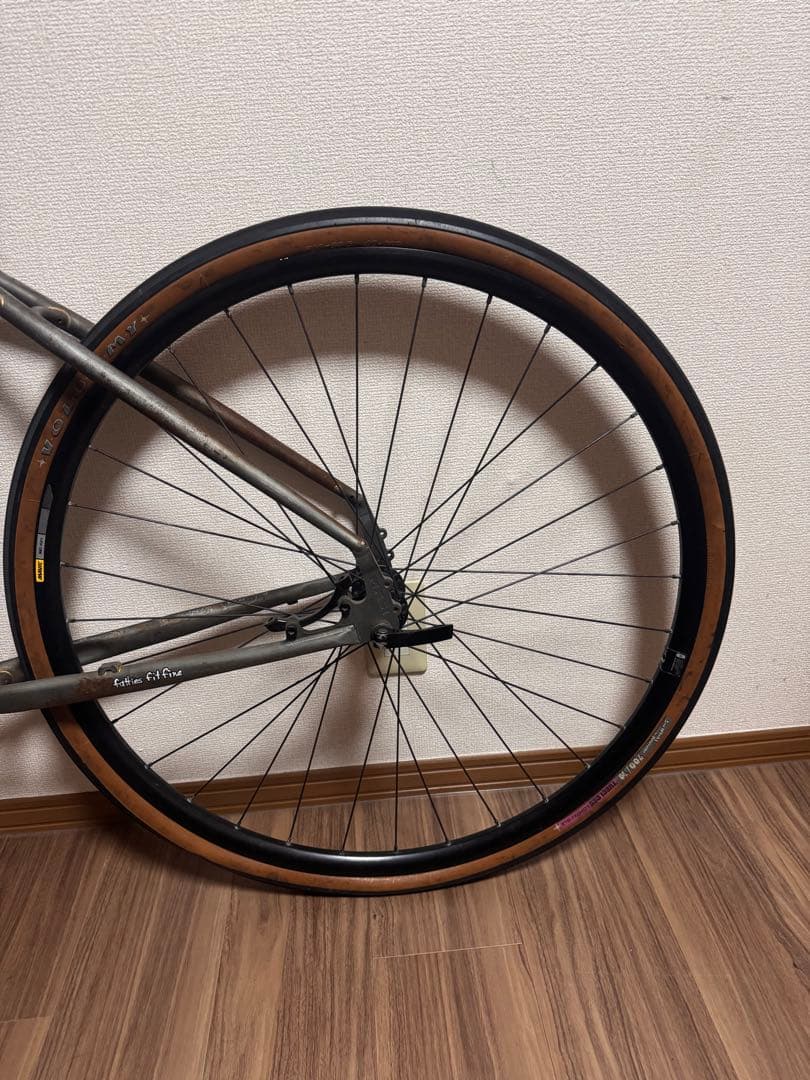 クロモリフレーム 700C ホイールセット