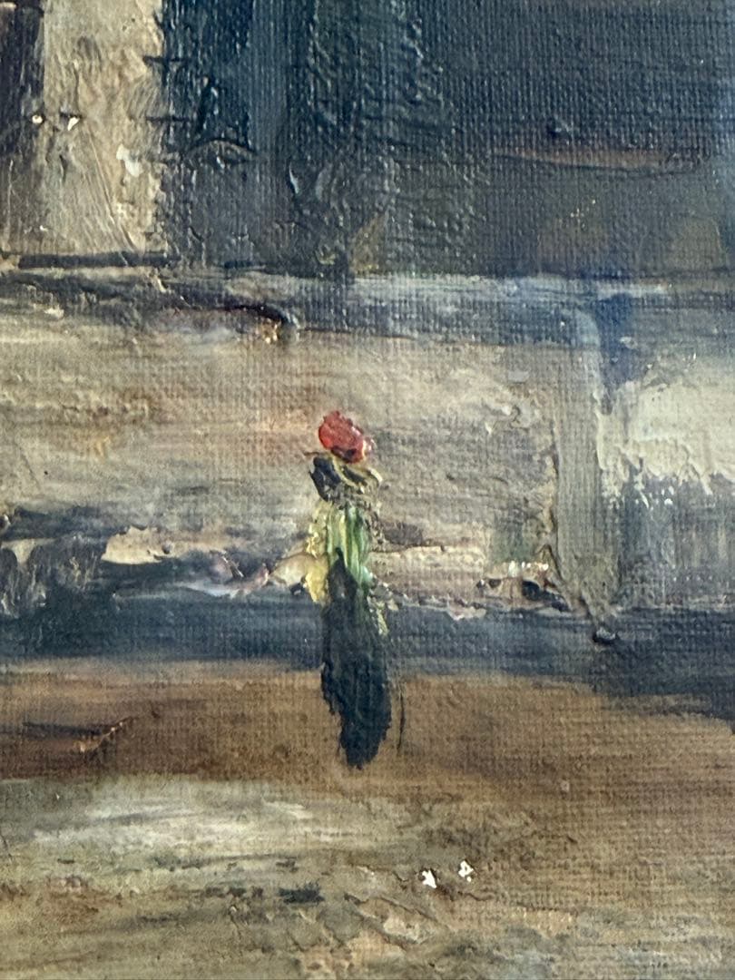 モーリス・ヴラマンク【村の教会 】Vlaminck 模写油彩画 F6サイズ