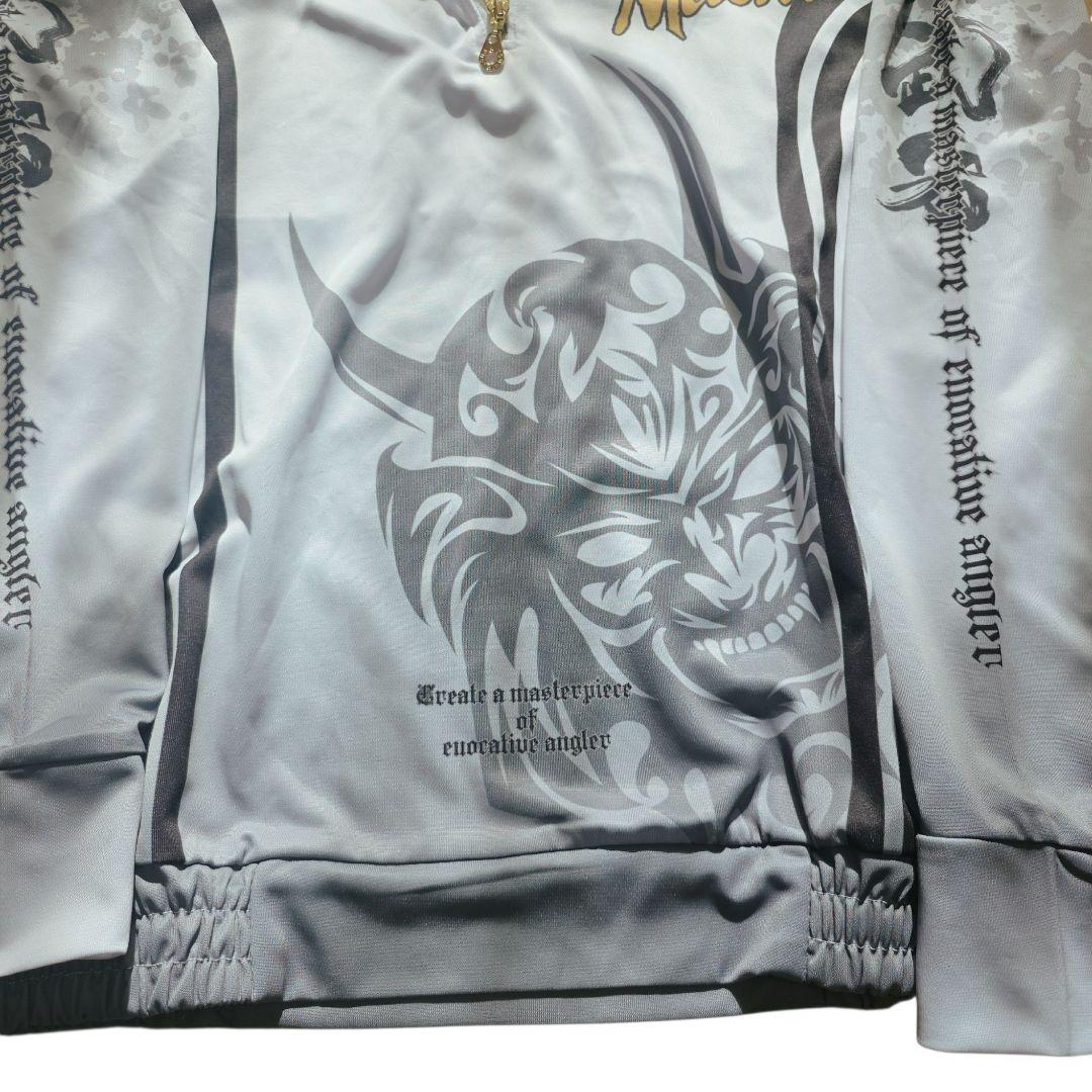 【人気】釣武者 ハーフジップ 釣り アウトドア ウェア M