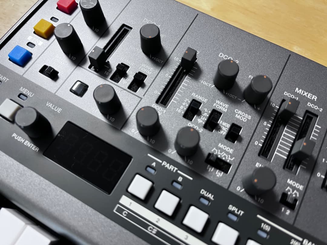 ROLAND JX-08+K-25M アナログ・デジタル・シンセサイザー・DAW