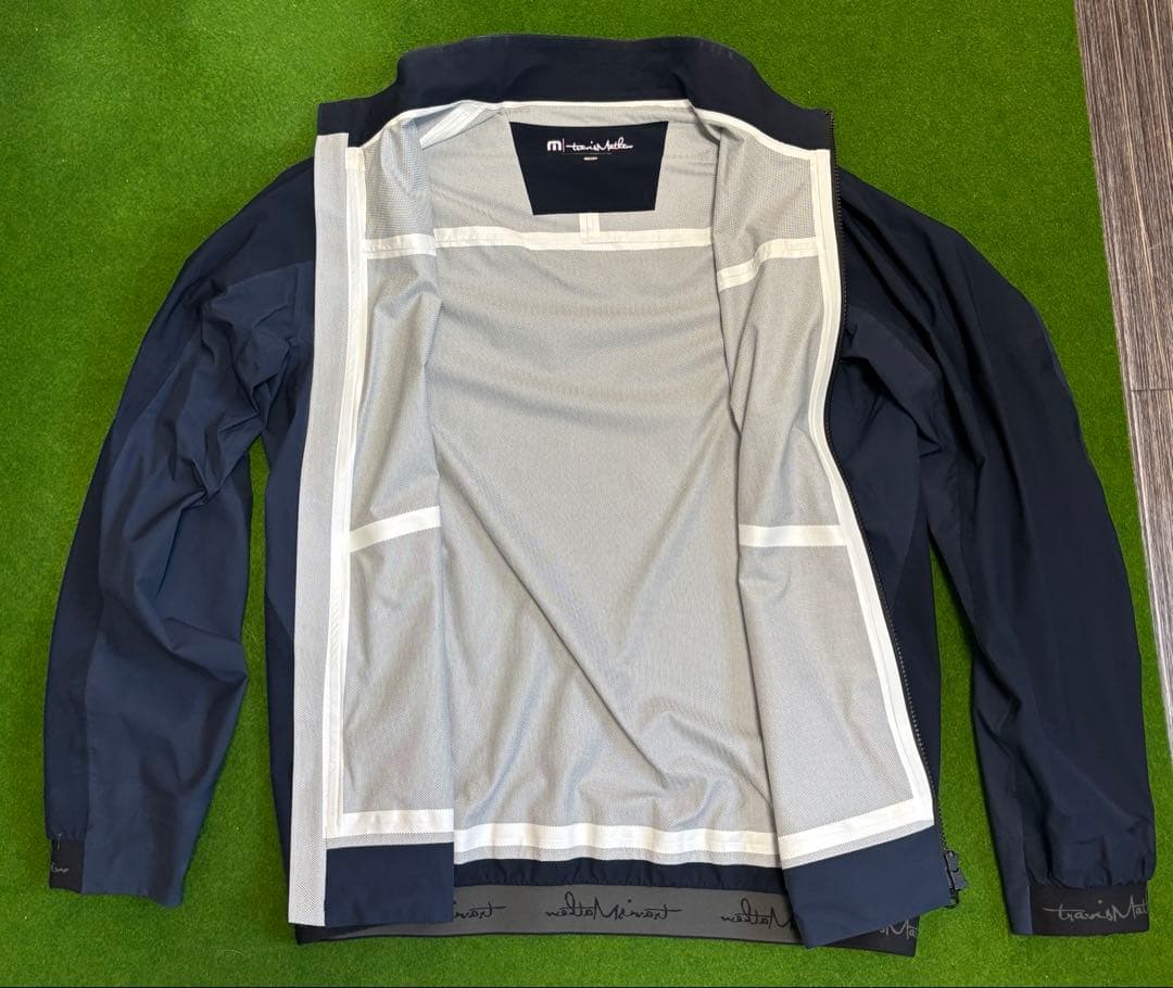 定価15000円 トラビスマシュー　撥水ジャケット　メンズMサイズ　ネイビー