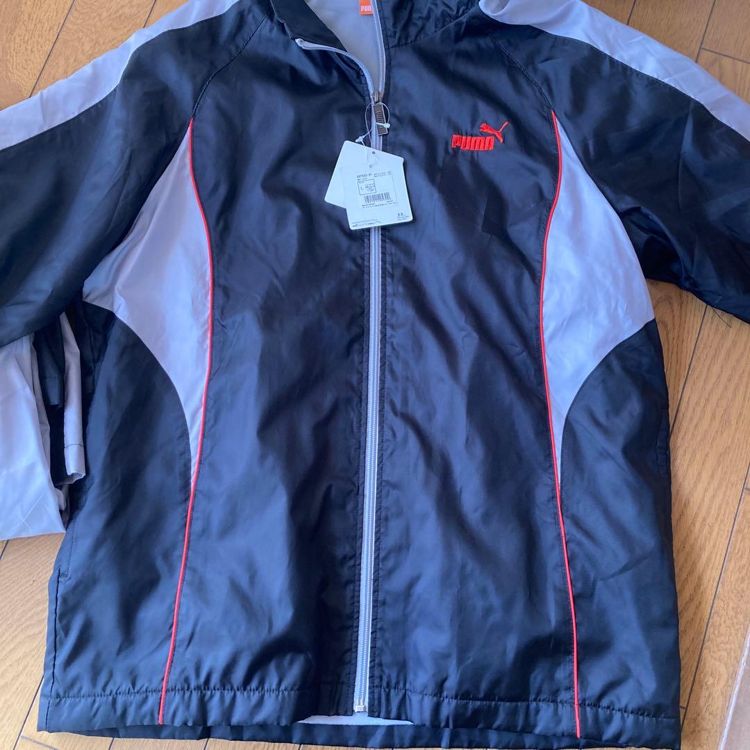 PUMA プーマ　ブラック ジャージ　上下セット Lサイズ