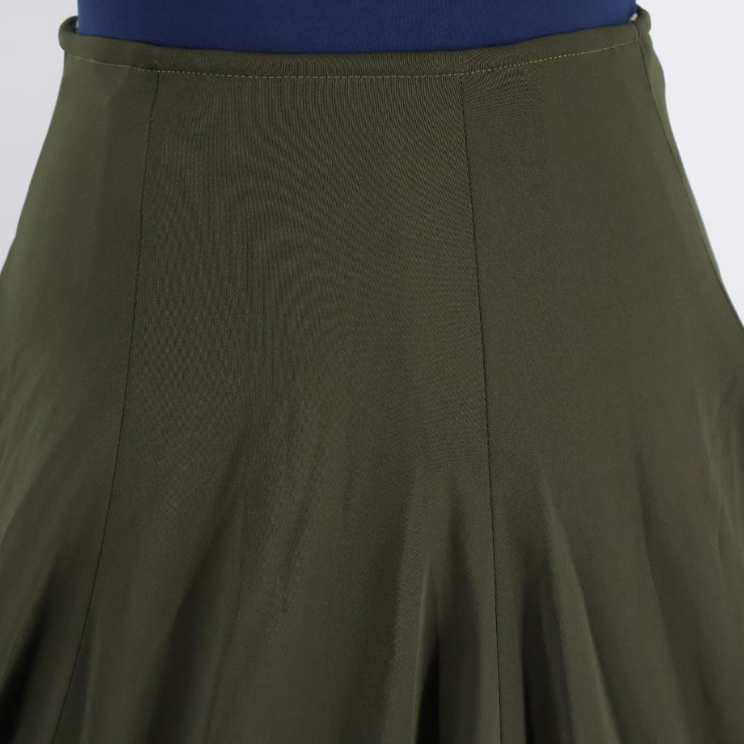 【美品 フラメンコ衣装】カーキ MARIA ROSA ファルダ ボランテ 緑