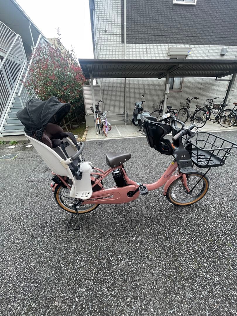 Panasonic Gyutto 3人乗り電動アシスト自転車 電動鍵モデル