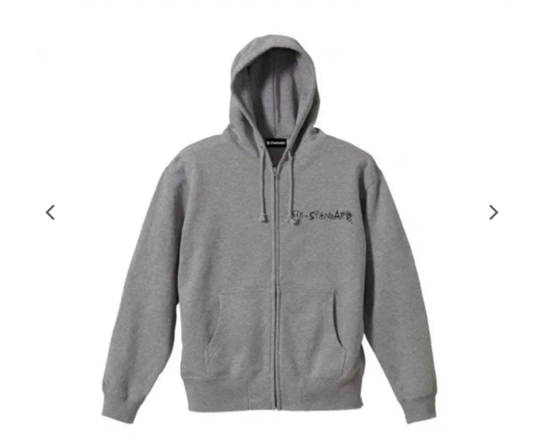 Hi-STANDARD　Diskah ZIP HOODIE (GRAY) XL