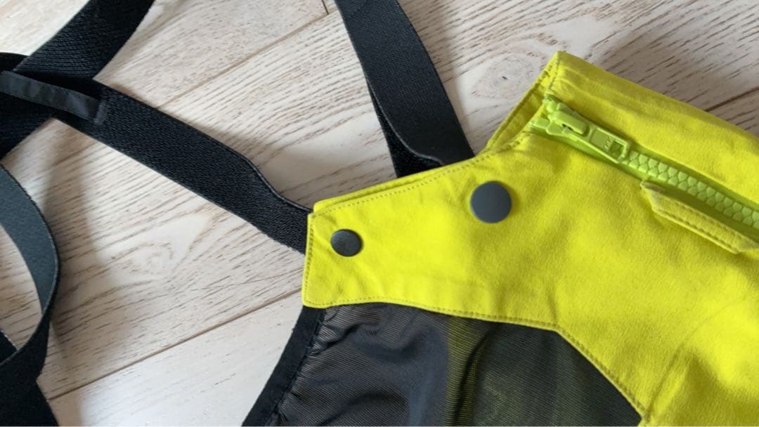 ak457 GORE-TEX イエロー GUIDE ビブ スノーボードウェア M
