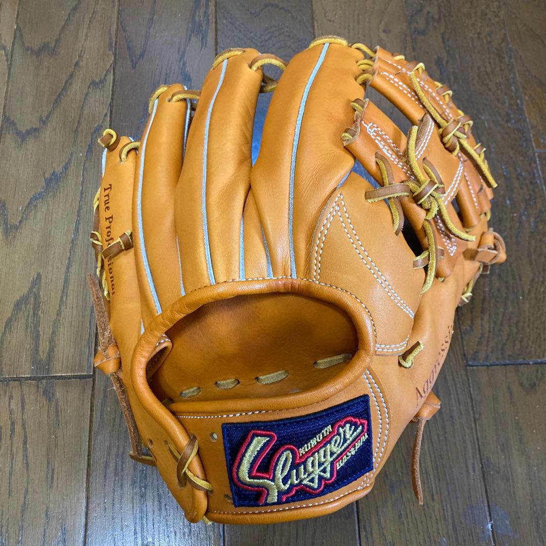 Slugger KSN-23MS 野球グローブ オレンジ