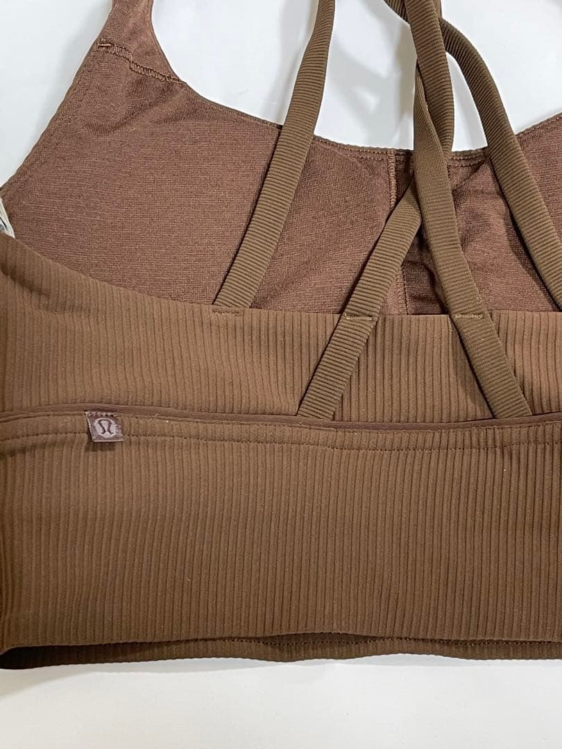 【美品】lululemon リブスポーツブラ