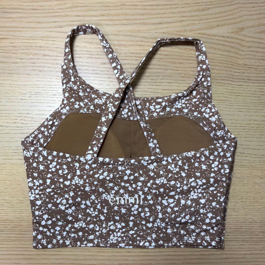 専用！emmi エミ ヨガウェア ブラトップ ヨガパツン 2点セット フラワー