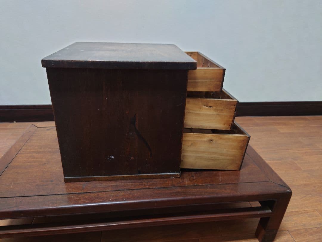 昭和レトロ 昭和初期の裁縫箱と小物入れ