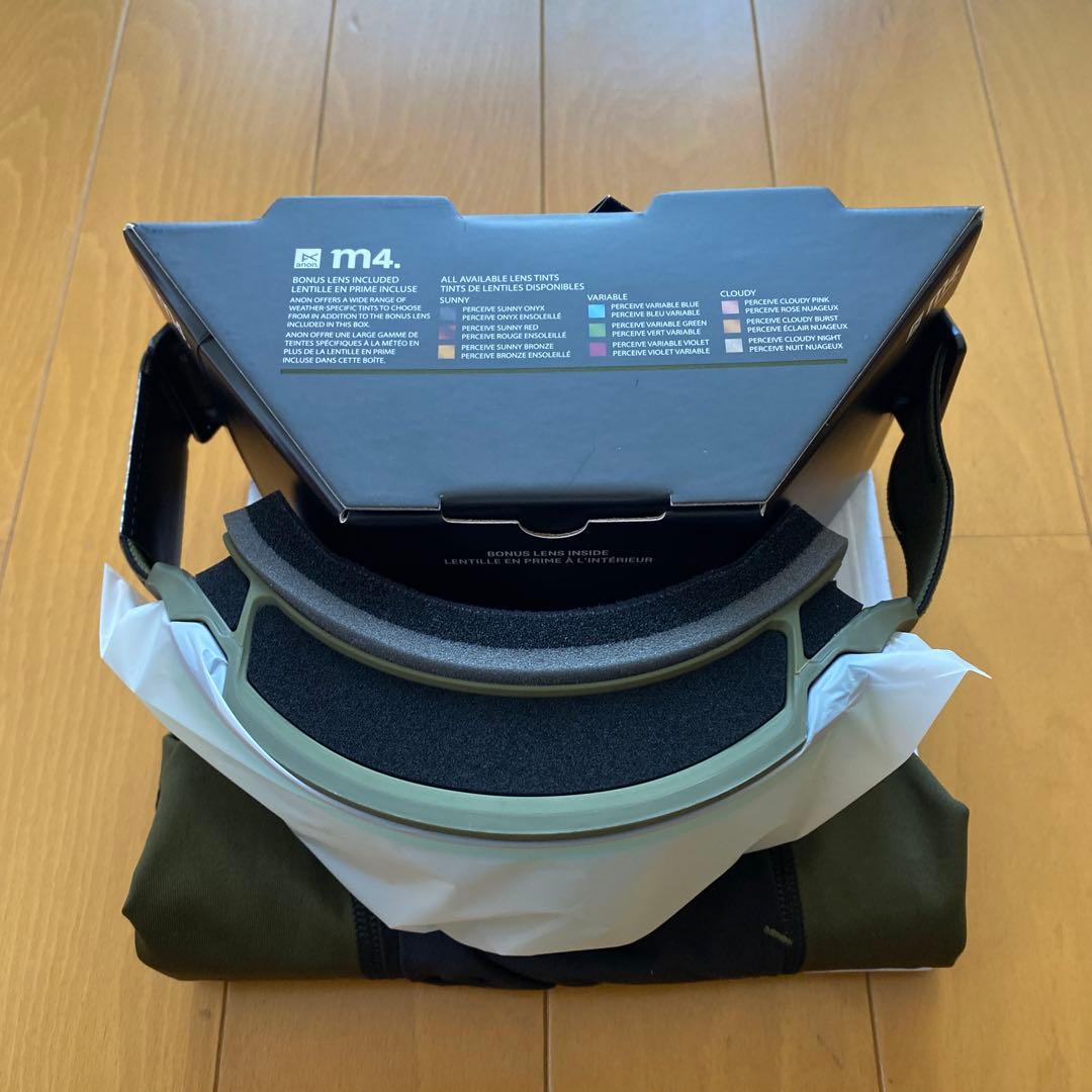 anon FRGMT m4 ゴーグル ボーナスレンズ付き