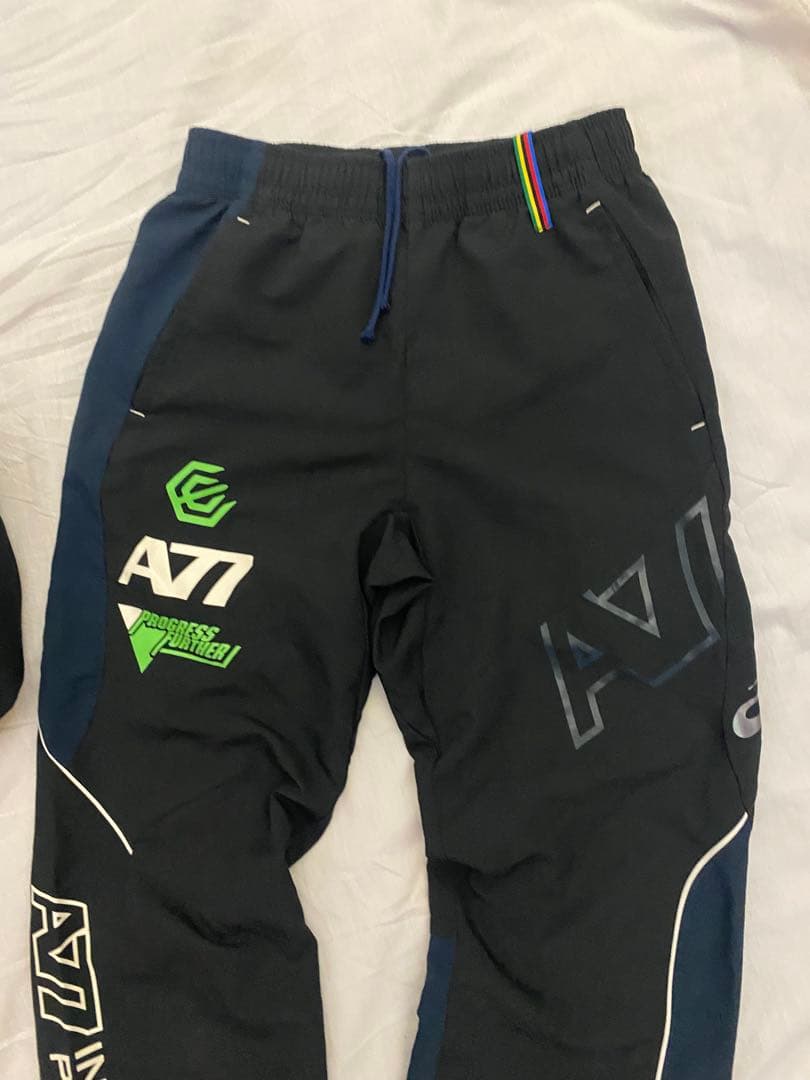 ASICS ジャージ A77 パフォーマンスジャケット＆パンツ上下セット　S