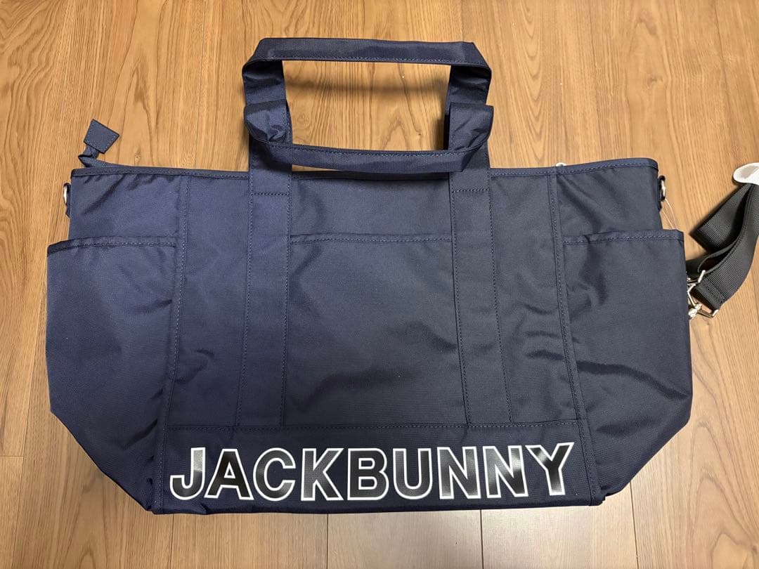 【5525】JACKBUNNY トートバッグ ネイビー