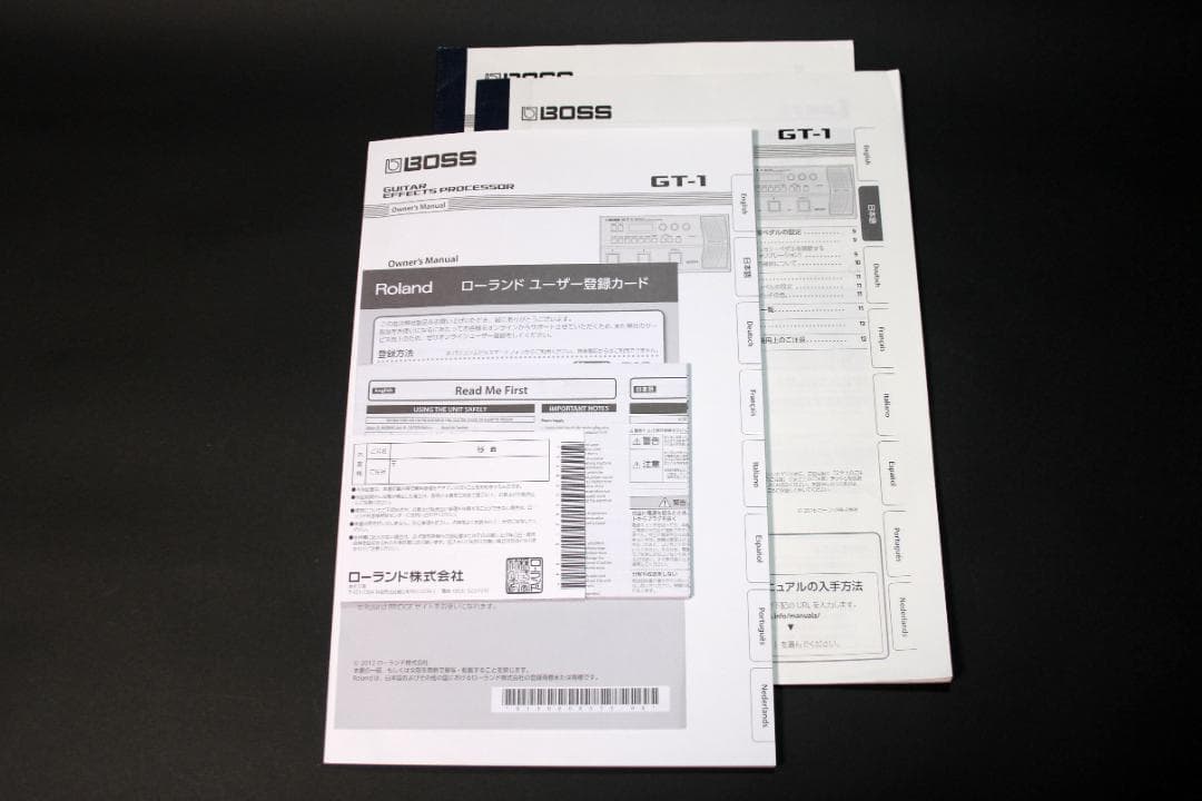 BOSS GT-1 ギターエフェクター 専用ケース　ACアダプター付