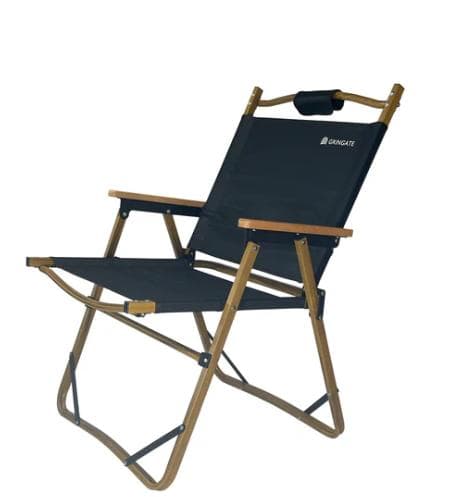 グリンゲート GRINGATE アウトドアチェア 黒 折りたたみ式　ブラック2脚