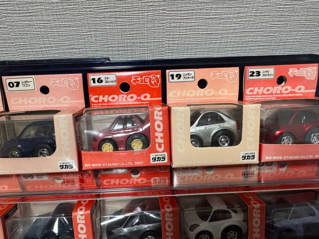 チョロＱとダイドーミニ6種　ポケットトミカ　ケース付き