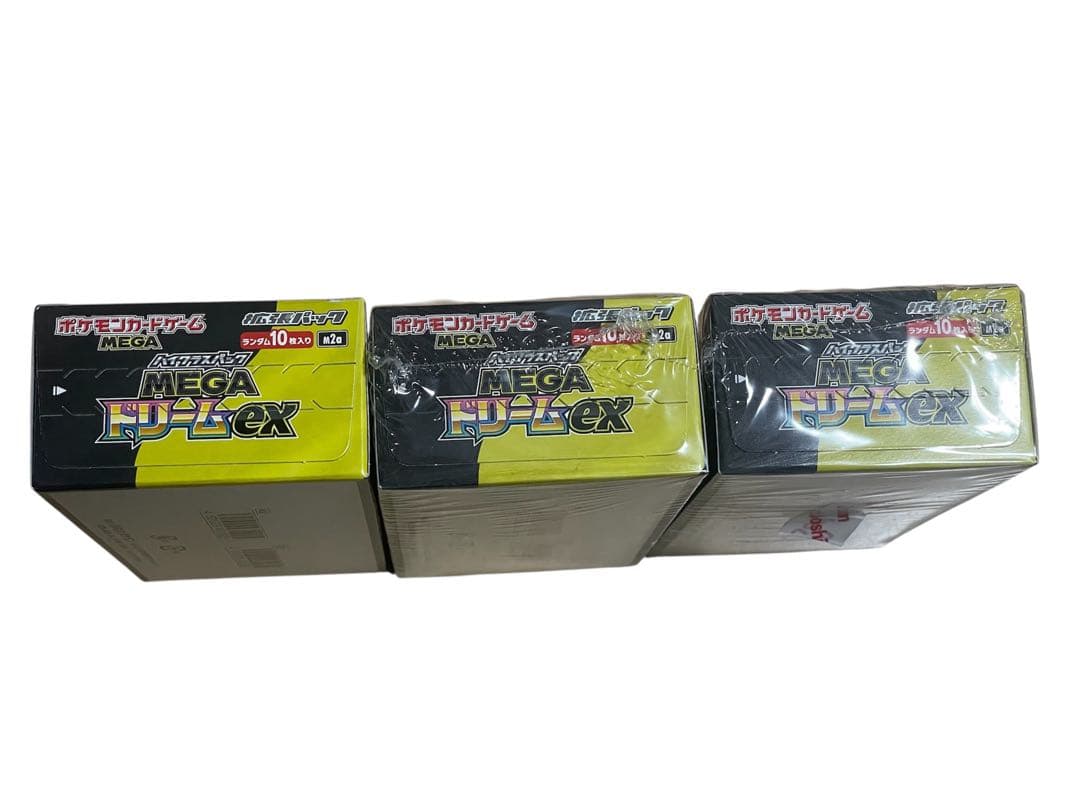 【新品未開封】 メガドリームex3box ムニキスゼロ3box　ポケモンカード