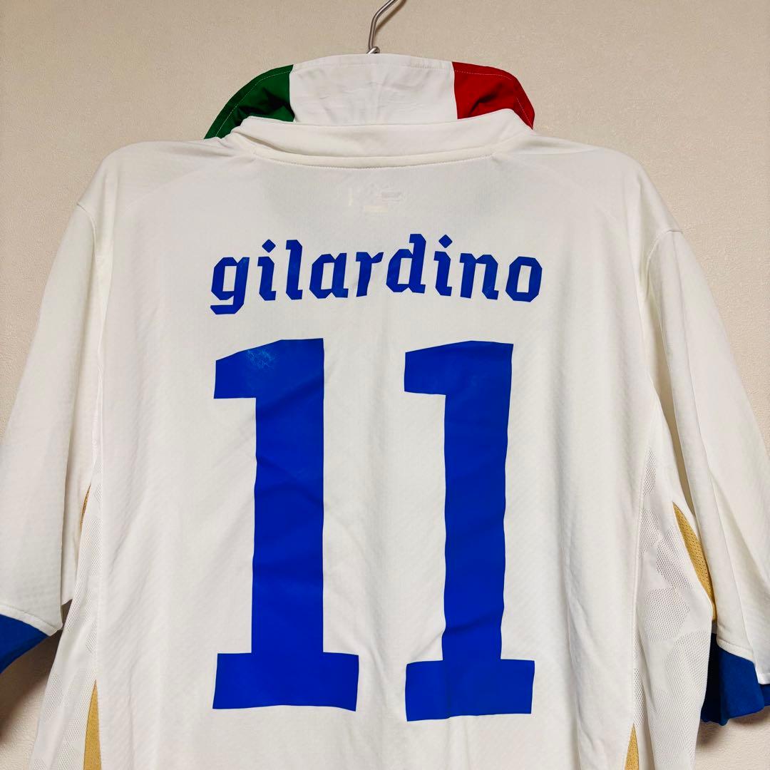 サッカーイタリア代表　10-12アウェイユニフォーム　ジラルディーノ#11 XL