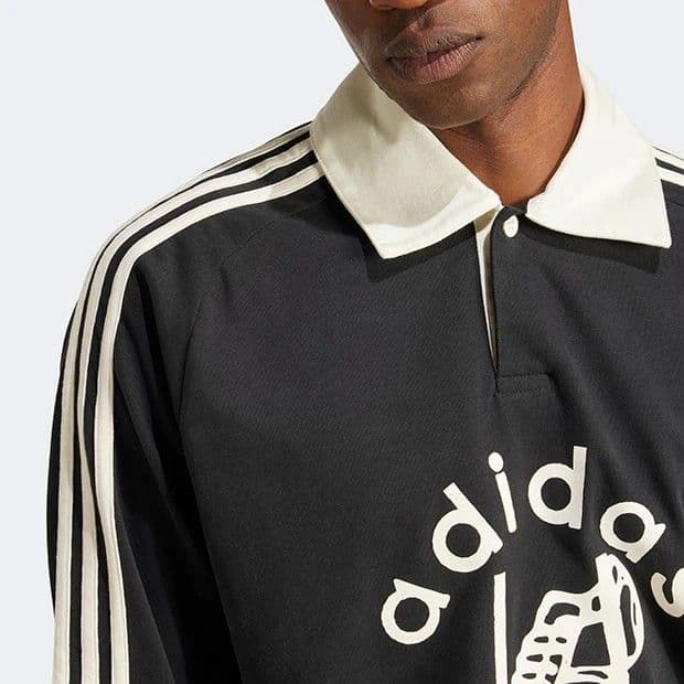 【新品・稀少サイズ5XL】adidasラグビーポロシャツブラック定価8,800円