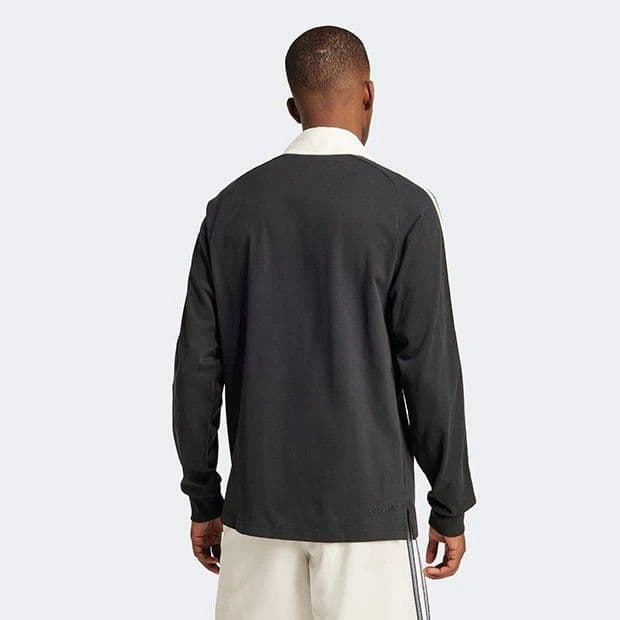【新品・稀少サイズ5XL】adidasラグビーポロシャツブラック定価8,800円