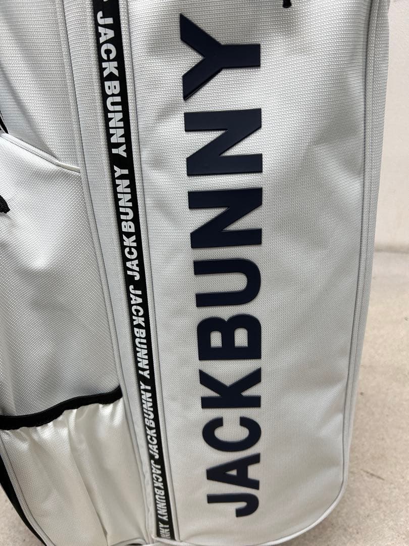 【よっしー】JACK BUNNY キャディバッグ ホワイト 新品未使用