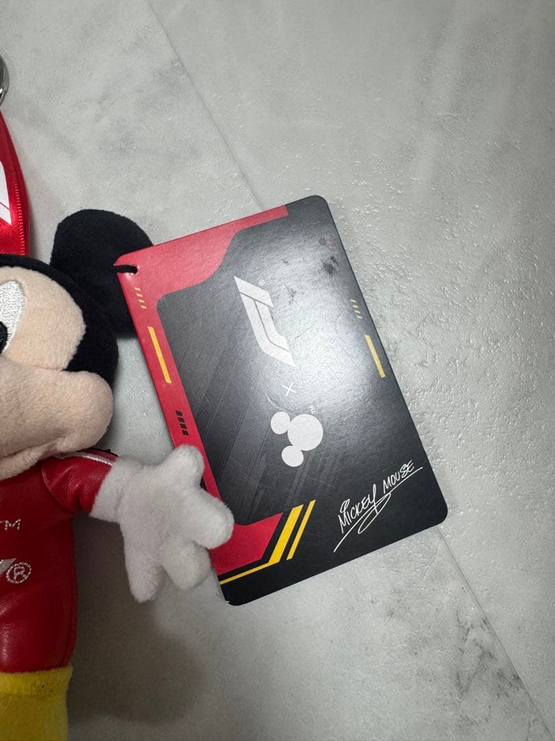 F1×ディズニー　ミッキーぬいぐるみ