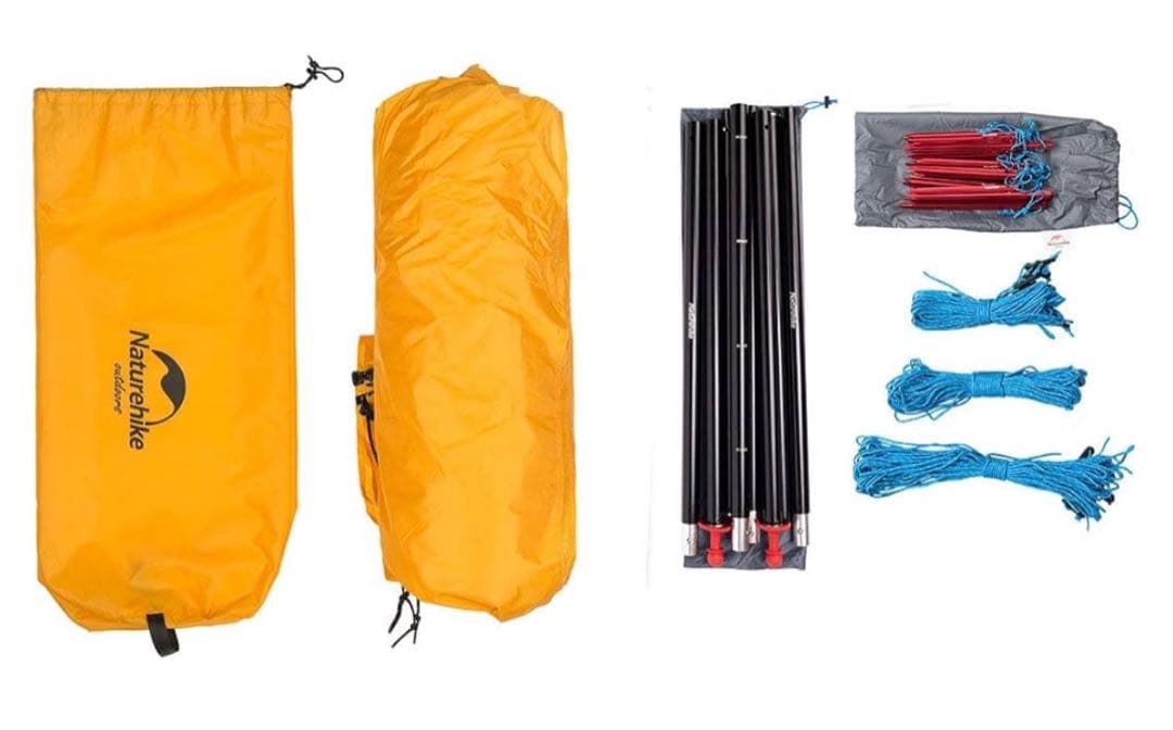 Naturehike 2ポール　タープテント ツインピルツフォーク 210T
