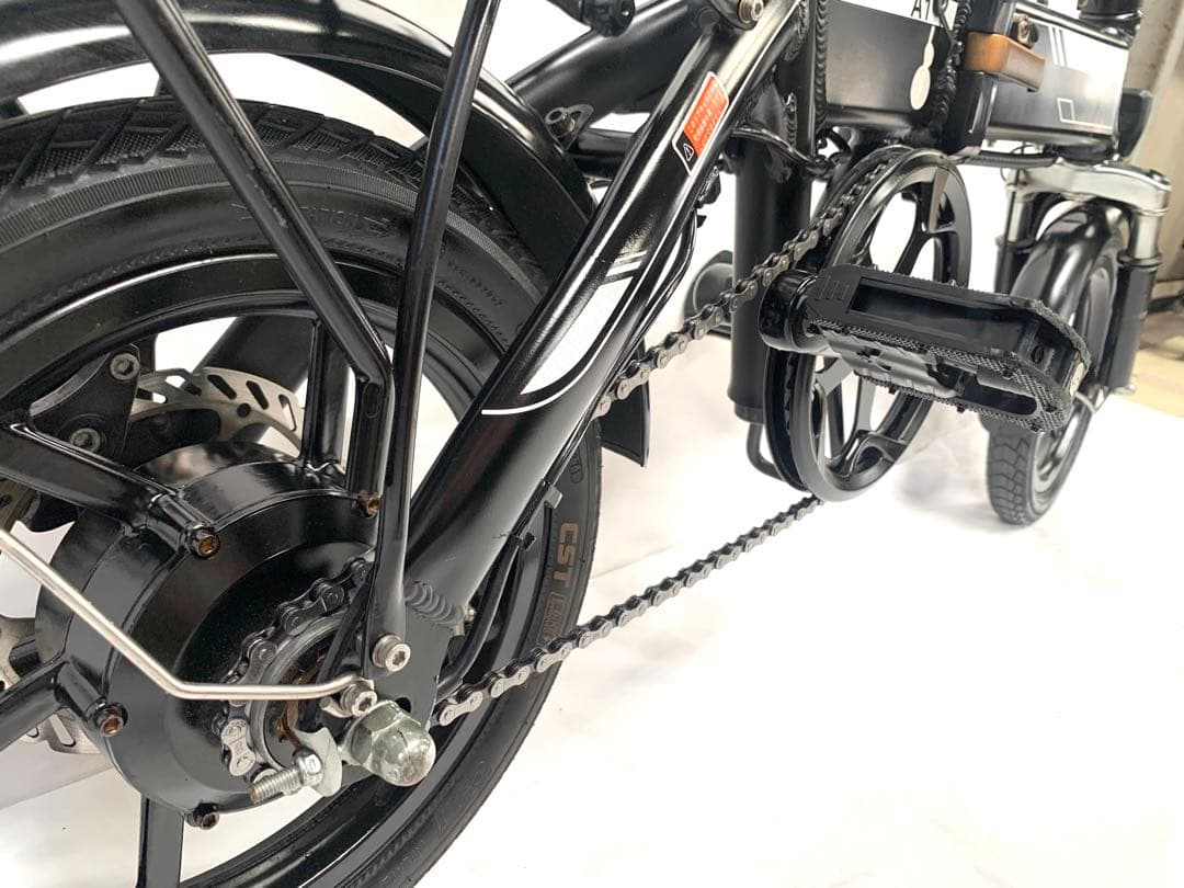 【即乘】送料無料AiDDEディスク式 MTB 折り畳み電動自転車 A1動作確認済