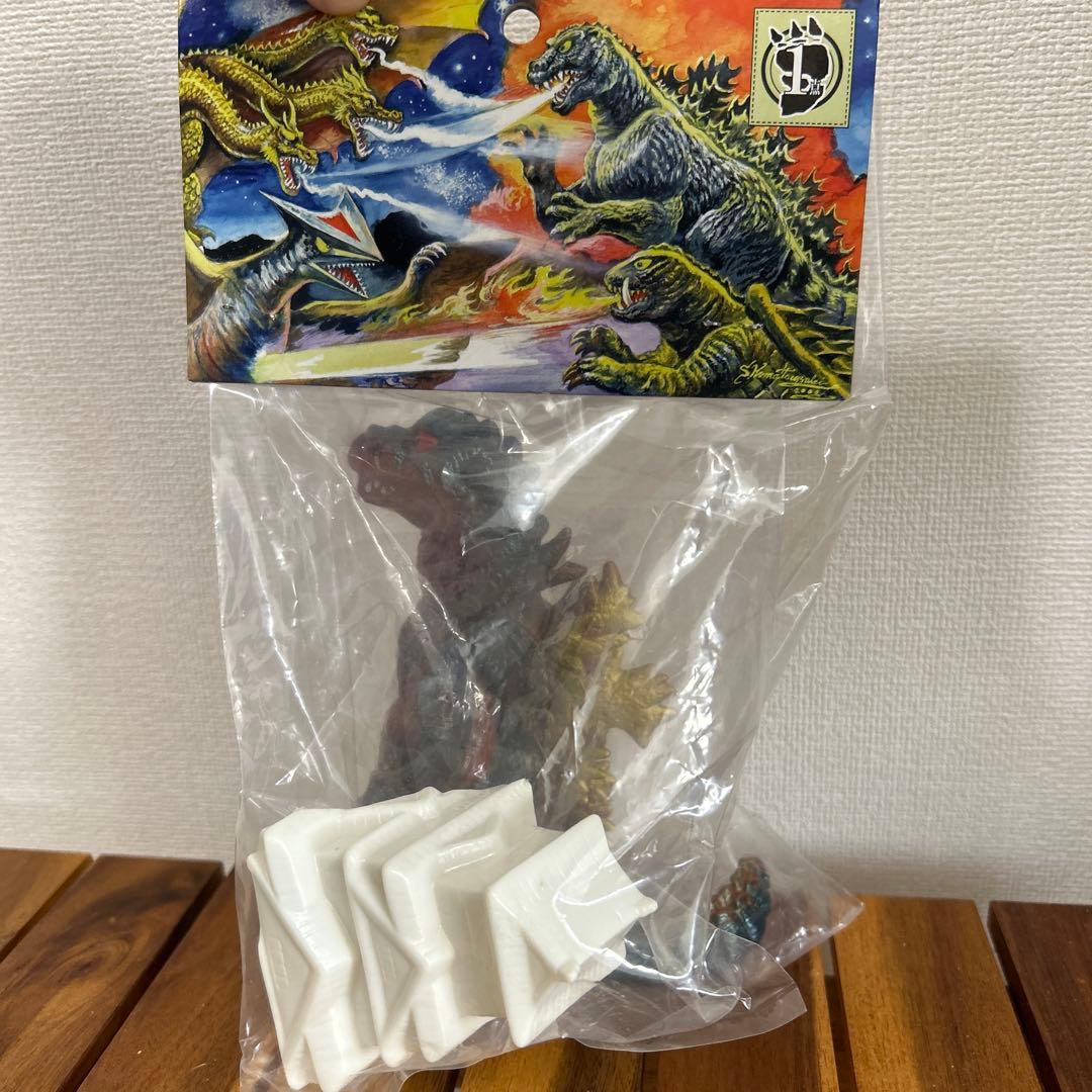 マーミット ビニパラベビー ゴジラ 1期 (茶成型/メタリックブルー)