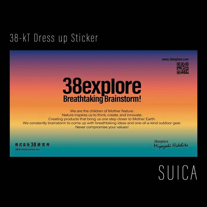 【新品未開封】38explore Dress up Sticker 3枚セット