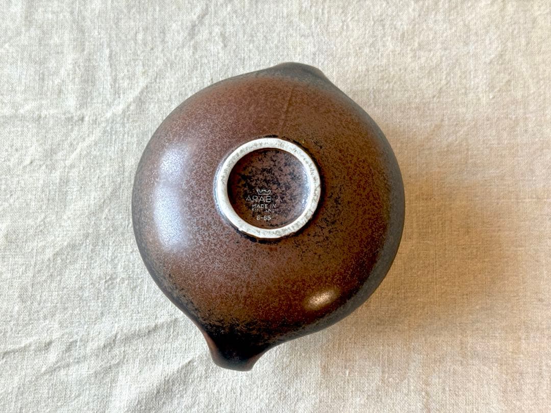 ARABIA vintage Ruska 持ち手のついたフラワーベース
