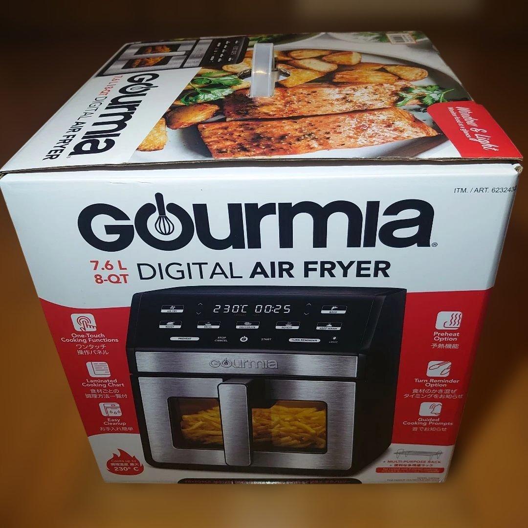 Gourmia デジタルエアフライヤー 窓付7.6L GAF858【新品未使用】