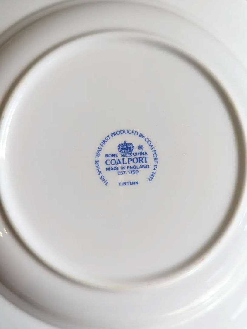 COALPORT ティンターン　 サラダプレート　ボーンチャイナ②
