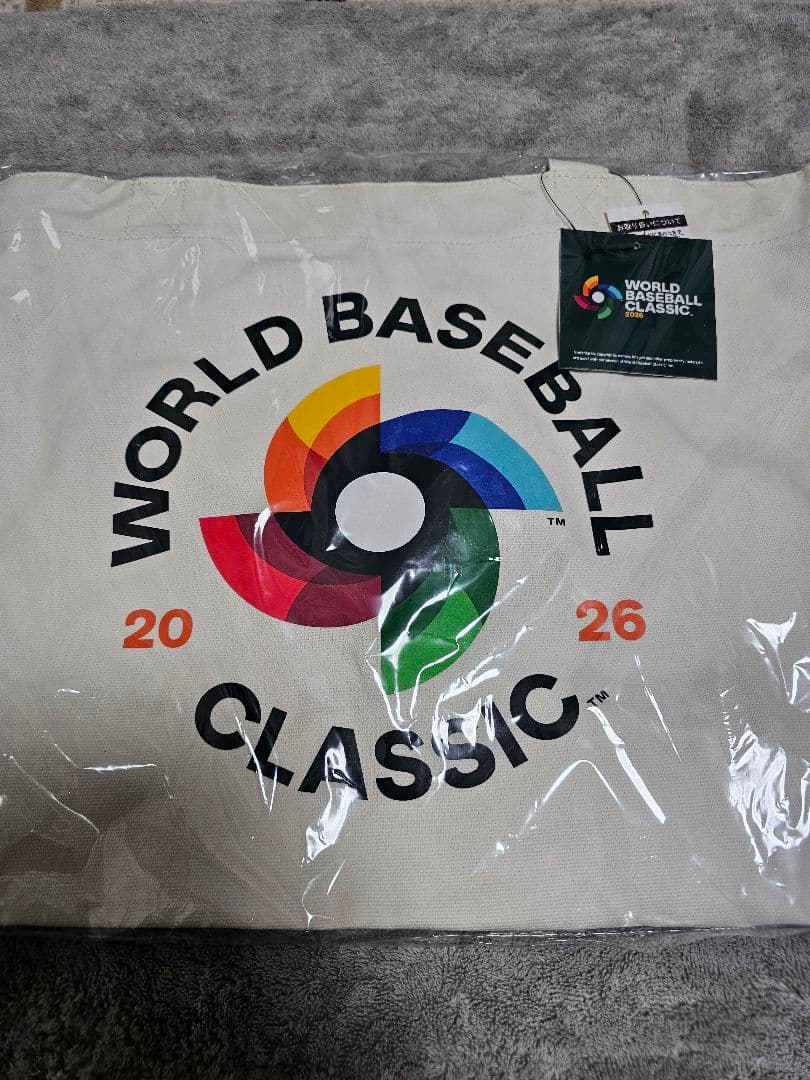 2026 WBC キャンバストート ホワイト