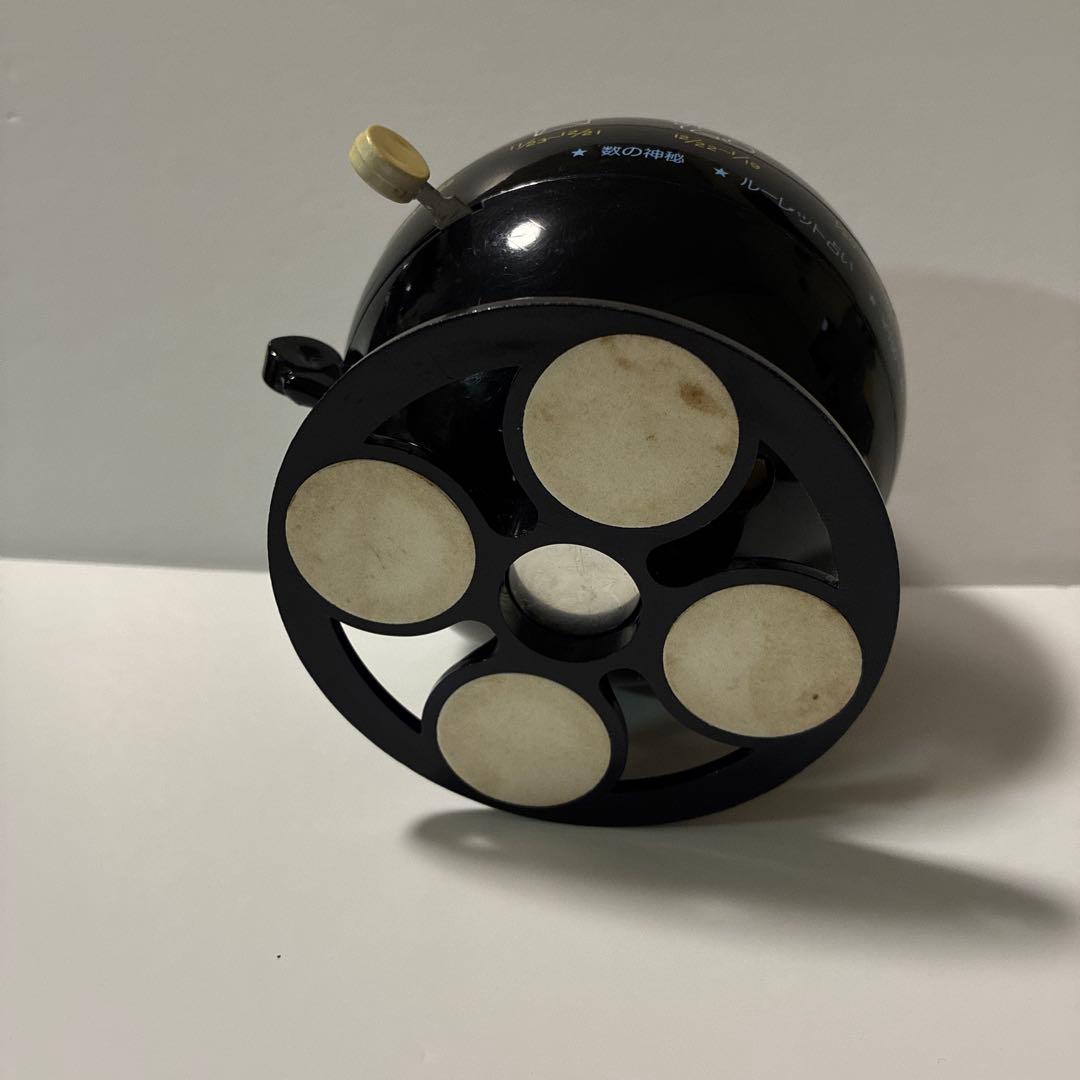 レトロなルーレットおみくじ器　中古品　ミニチュアではないです