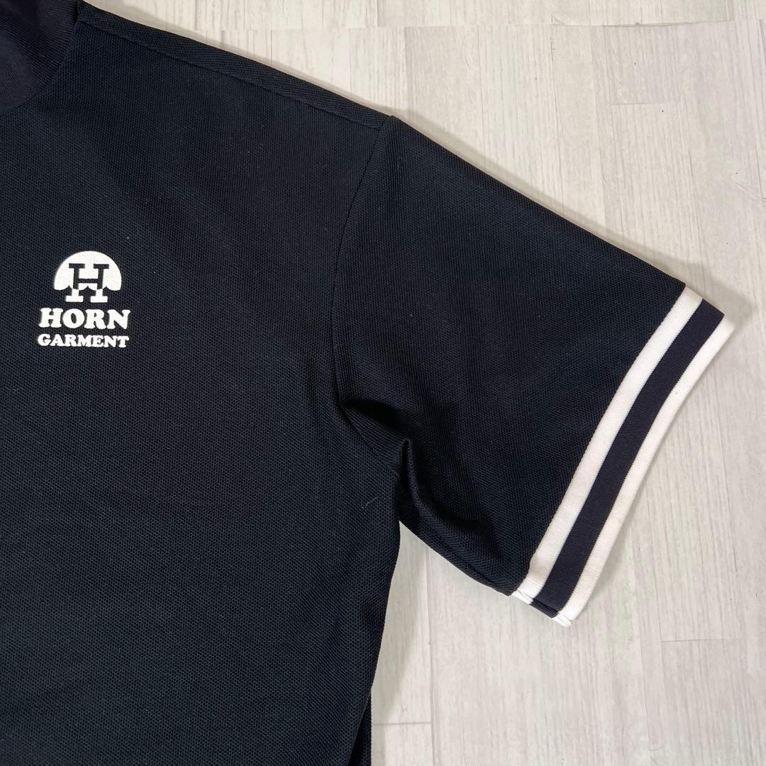 HORN GARMENT ブラックシャツ スマーフプリント Lサイズ　美品