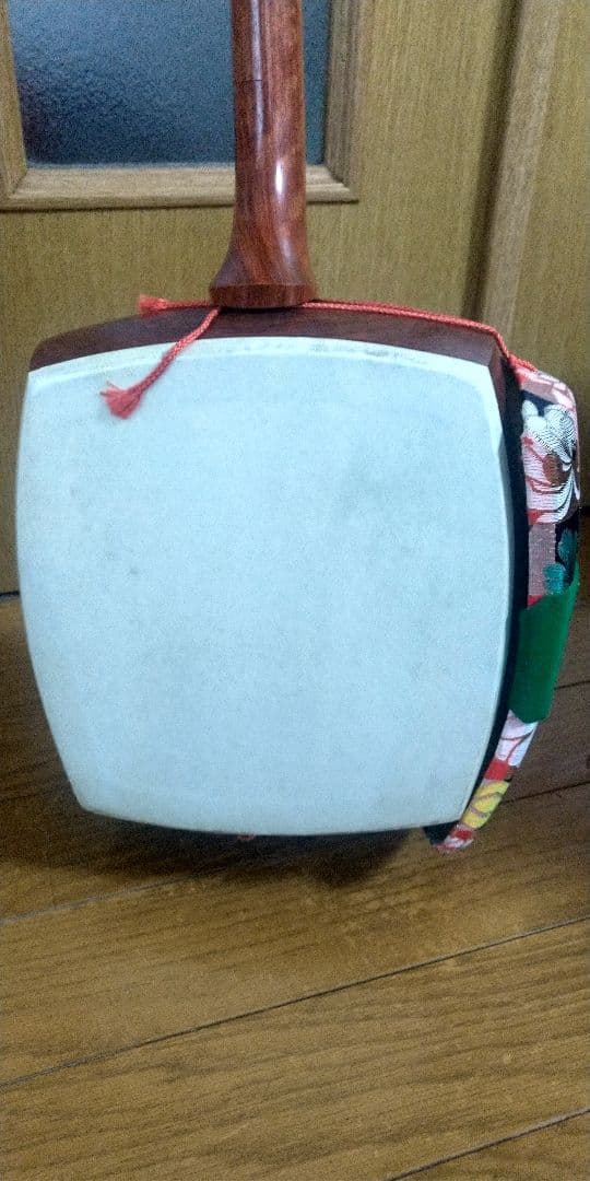 三味線 中棹 皮破れなし ハードケース付き