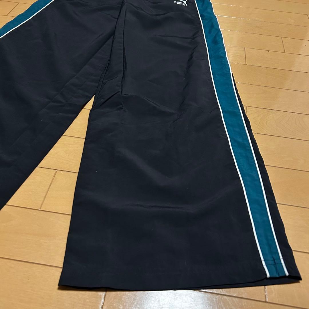 美品 PUMA T7 プーマ トラックパンツ ナイロンパンツ ブラック