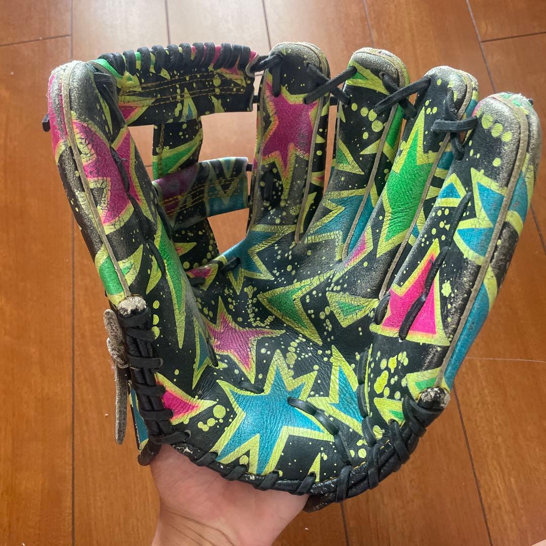 ⚾️希少！ ローリングス派手総柄カラフルasics