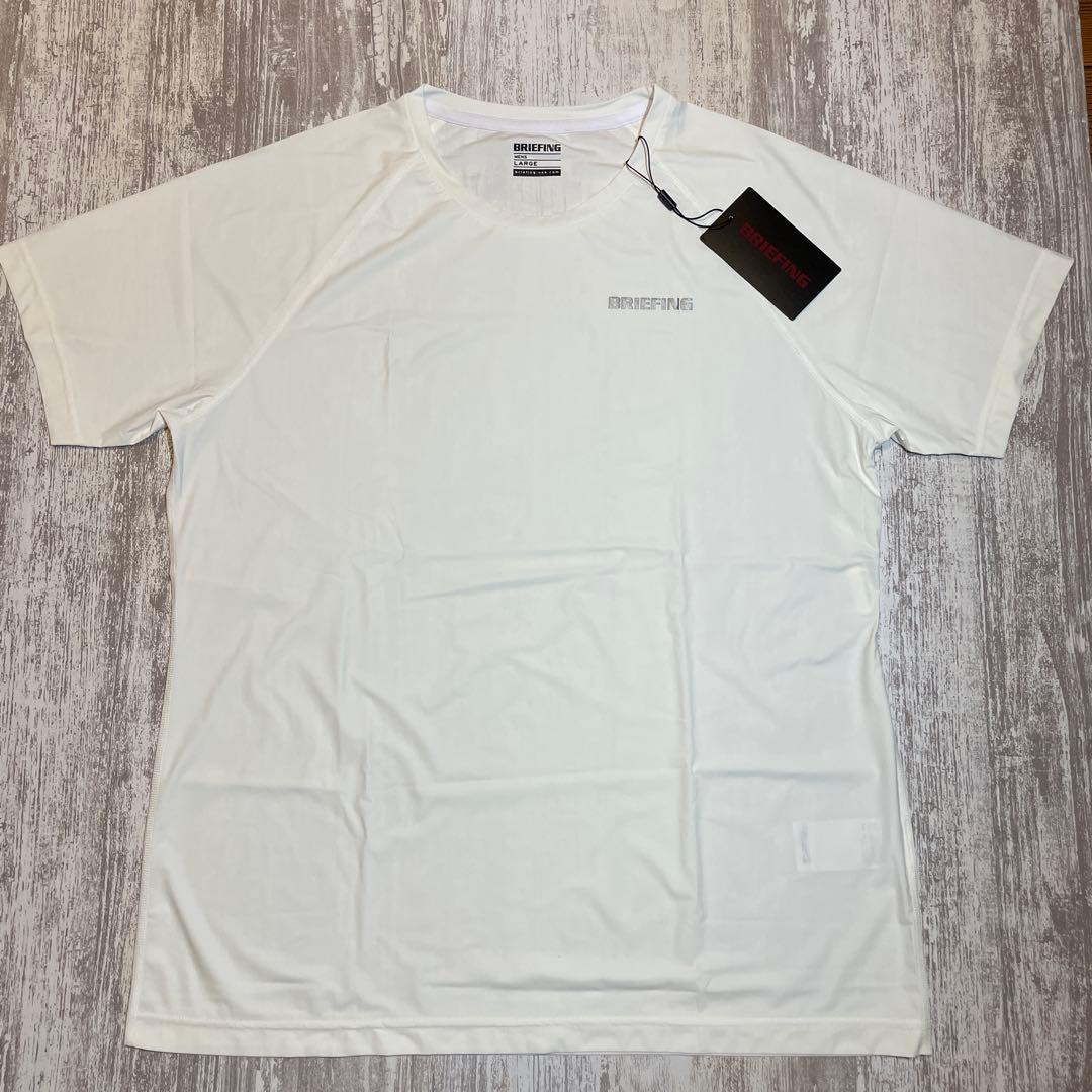 ブリーフィング メンズ クルーネック 半袖ストレッチ　Tシャツ Lサイズ